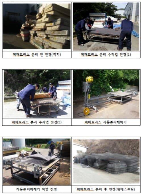 세종시, 침대매트리스 자동해체기 개발 post image