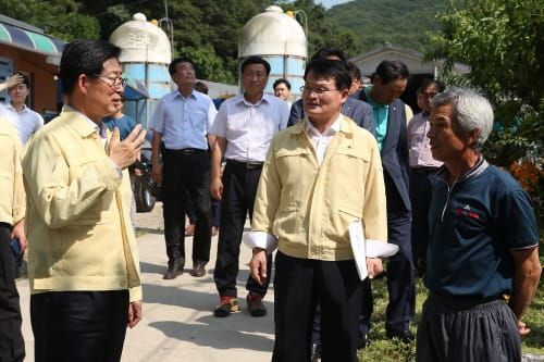 양승조 충남도지사, 폭염피해 현장 방문 post image