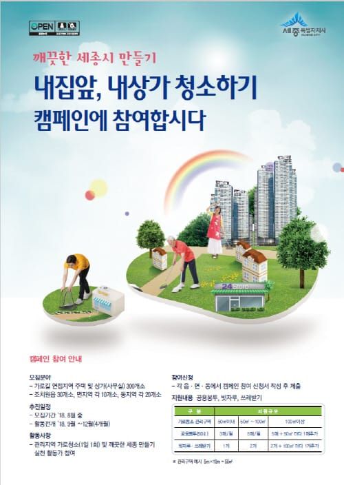 내 집 앞, 내 상가 청소하기 실천활동가 모집 post image