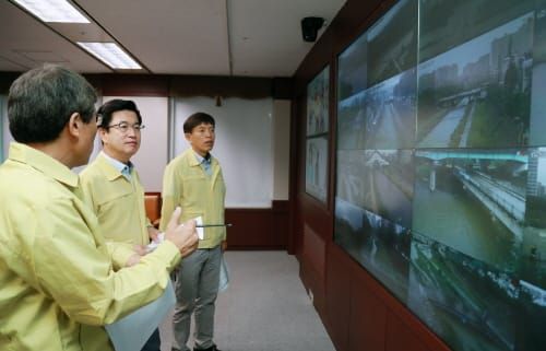 허태정 대전시장, 관내 호우 피해상황 점검 post image