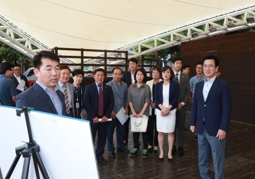 허태정 대전시장, 일자리사업 및 주민요청 민원현장 방문 post image
