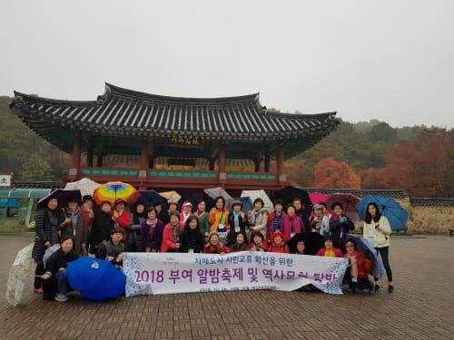 자매도시 서울 시민교류단, 부여 알밤.국화 축제장 찾아 post image