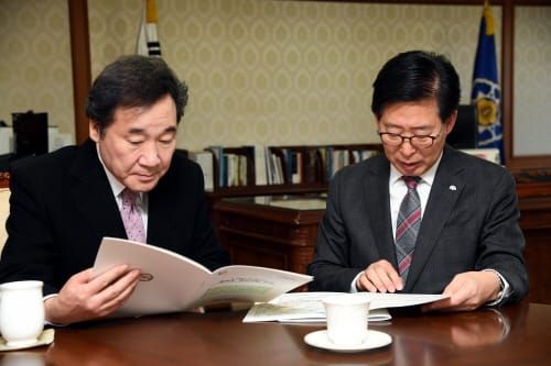 이낙연 총리 만나 “국비 반영” 요청 post image