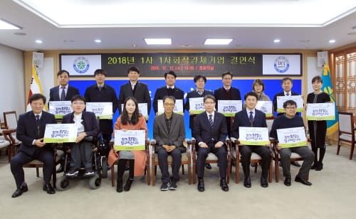 대전시, 2018년 1사 1사회적경제기업 결연 체결 post image