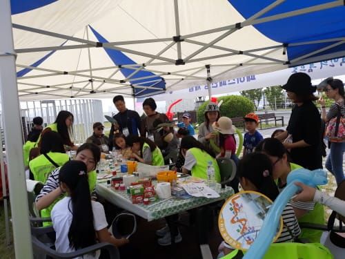 고운고등학교, 세종 정부청사 옥상공원 페이스페인팅 행사 개최 post image