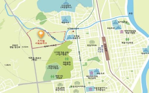 조치원 서북부지구 상업용지 6필지 최초 공급 post image