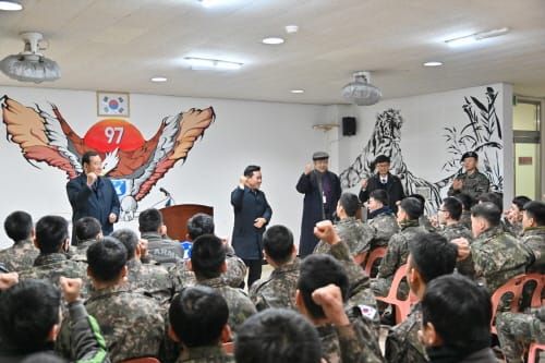 박정현 부여군수, 군경.사회복지시설 위문 post image