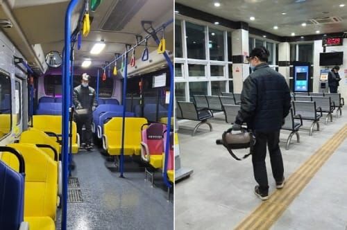 신종 코로나 대비 대중교통 방역 철저 시행 post image