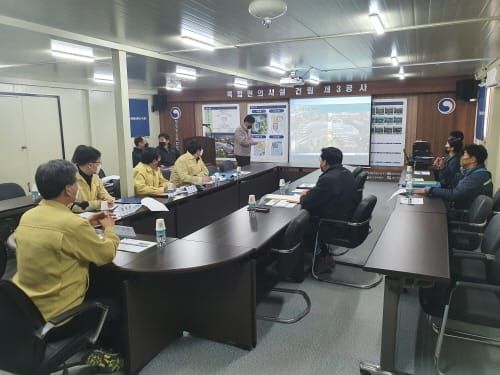 행복청, 코로나19대응 건설현장 점검 post image