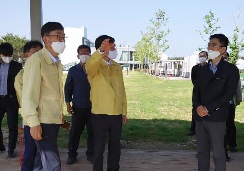 이문기 행복청 청장, 건설현장 코로나19 대응 및 안전 점검 실시 post image