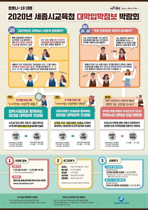 ‘코로나19 대응 2020년 대학입학정보 박람회’ post image