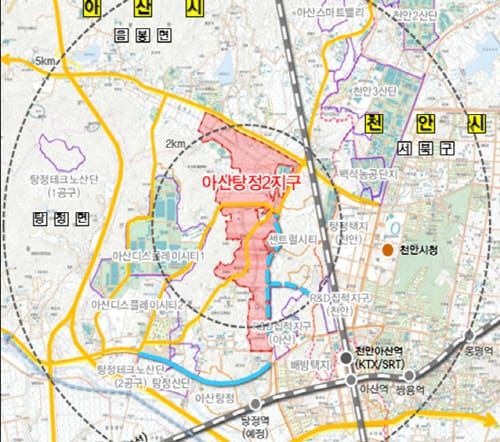 아산신도시 개발사업 9년 만에 ‘본궤도’ post image