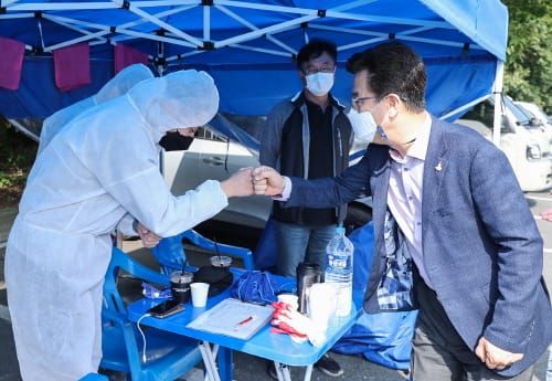 허태정 시장, 추석명절 코로나19 방역사항 현장점검 post image