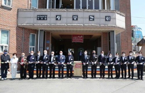 양승조 지사, ‘논산시 사랑의 쌀독’ 개소식 축하 post image