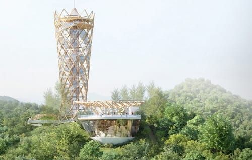 보문산 목조전망대 원도심 한복판에 우뚝선다! post image