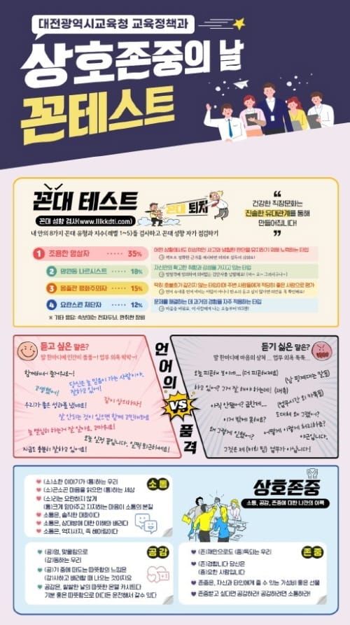 상호 존중을 위한 3색 콘테스트 post image