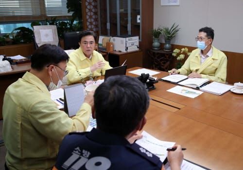 휴가 반납하고 집중호우 대응책 점검 post image