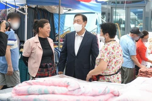 최민호 세종시장, 추석맞이 민생 현장 탐방 post image