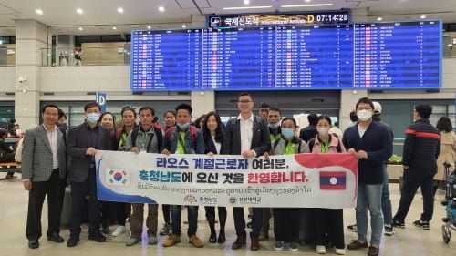 영농철 맞은 농촌에 라오스 일손 투입 post image