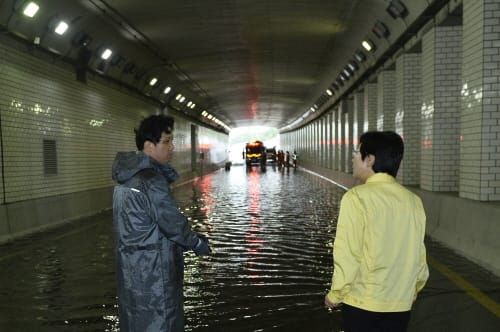 이순열 세종시의회 의장, 어진지하차도 침수 현장 피해 상황 점검 post image