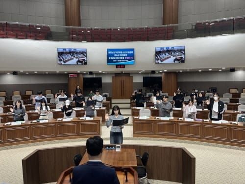 충청남도학교밖청소년지원센터 청소년 충남도의회 의회교실 참여 post image