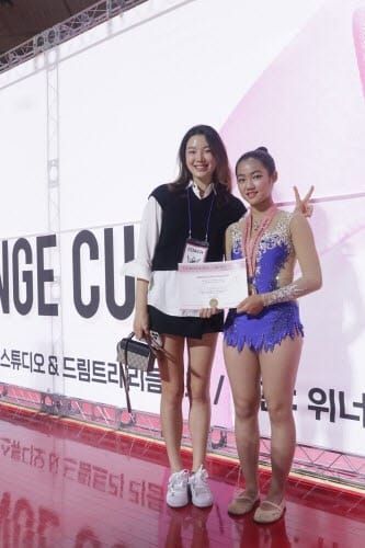 정부세종청사 체육관 국가대표 유소년 스포츠 교실, 국내 리듬체조대회에서 첫 금메달 post image