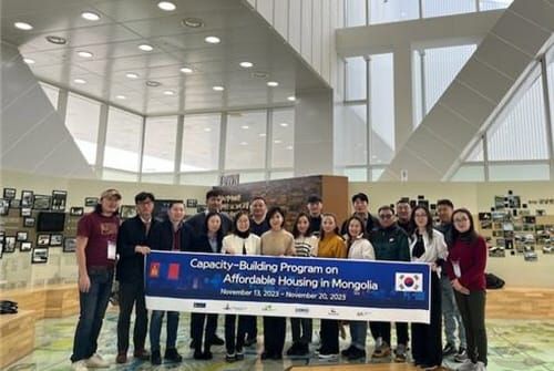 행복도시 건설 기술, 몽골 공무원에게 전파 post image