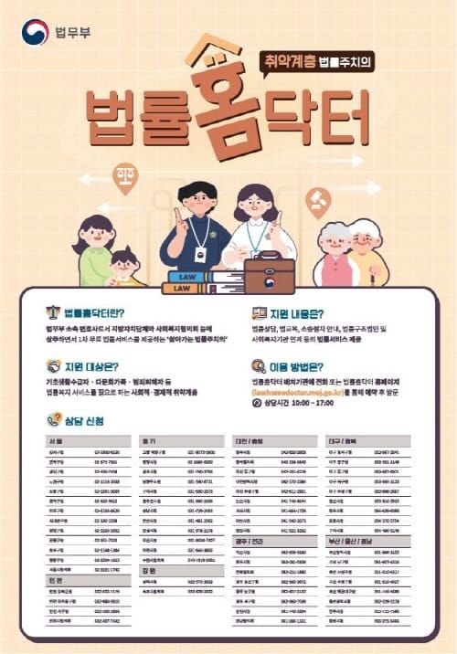 찾아가는 법률주치의 법률홈닥터 운영 post image