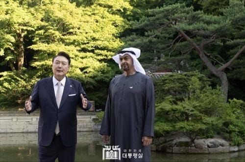 '모하메드'아랍에미리트연합국(UAE) 대통령 취임 이후 첫 국빈 방한 post image