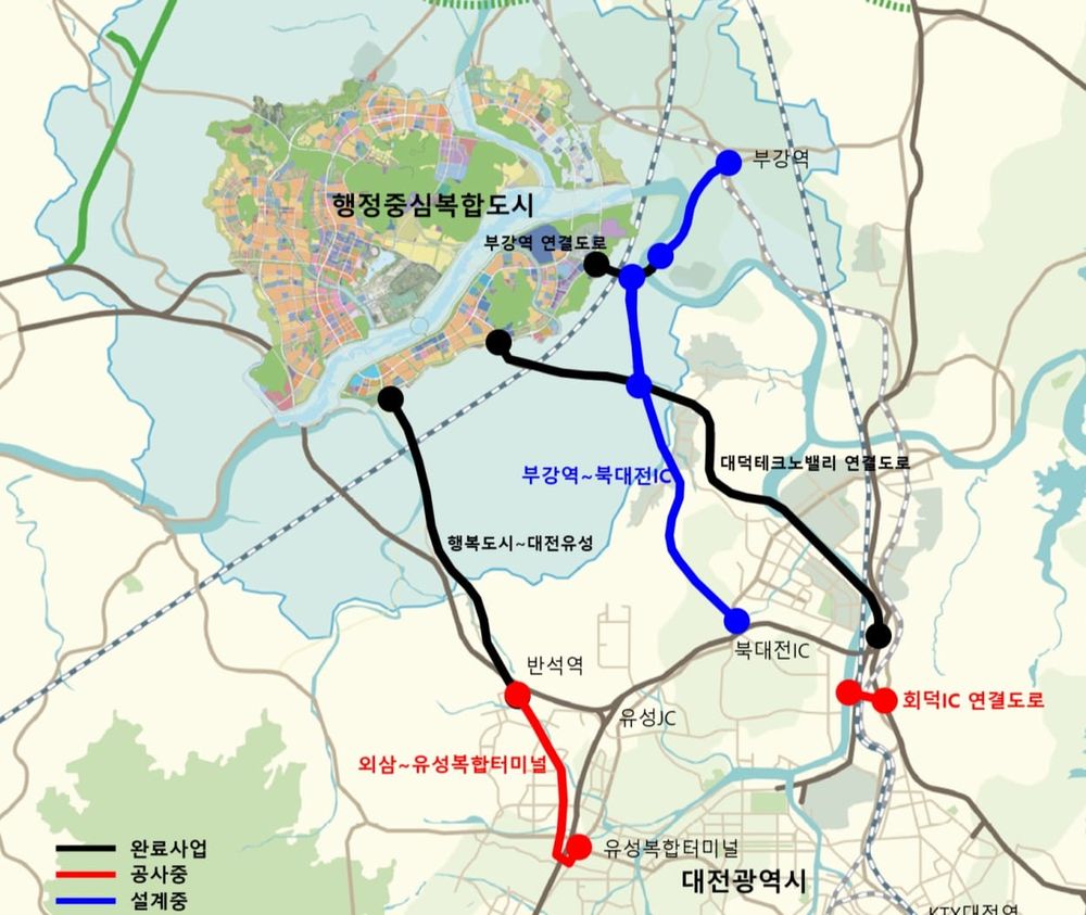 행복도시~대전 광역도로 건설 속도 낸다 post image