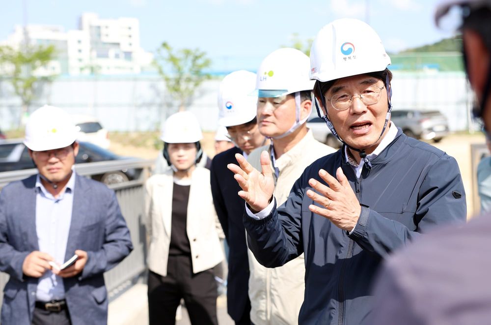 김형렬 행복청장, 우기 대비 기반시설 건설현장 점검 post image