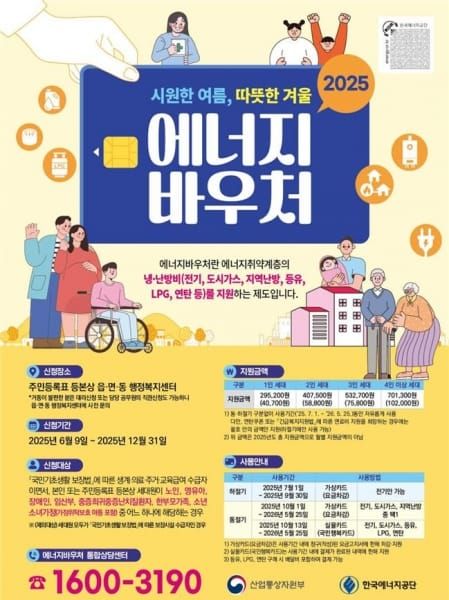 대전시, 2025년도 에너지바우처 신청 접수 시작 post image