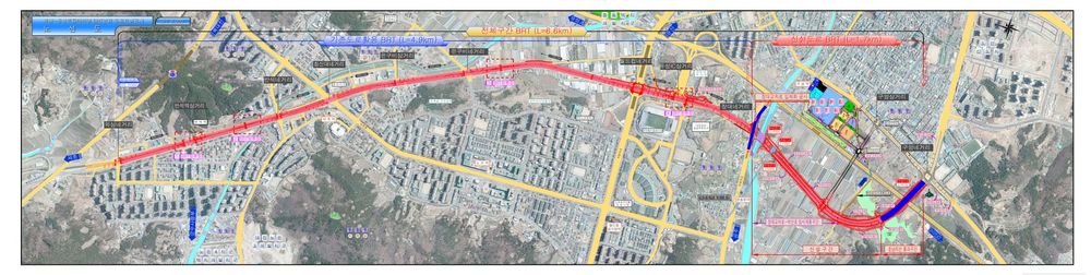 외삼~유성복합터미널 BRT 연결도로 건설공사  '박차’ post image
