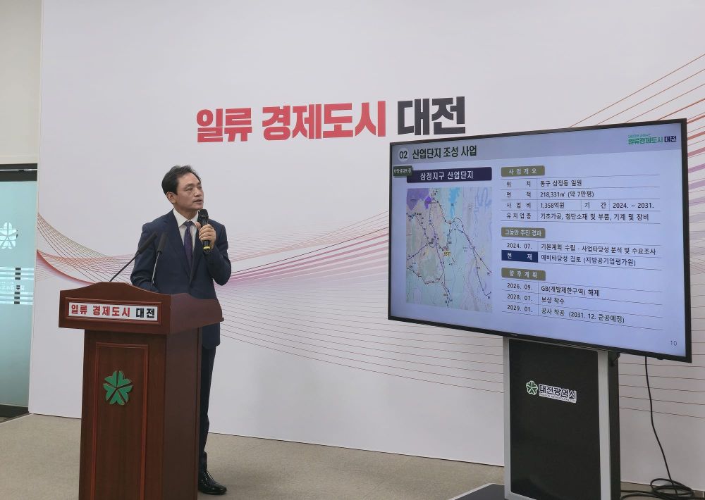 대전도시공사, 산업단지 조성 등 민선8기 역점사업 순항 post image