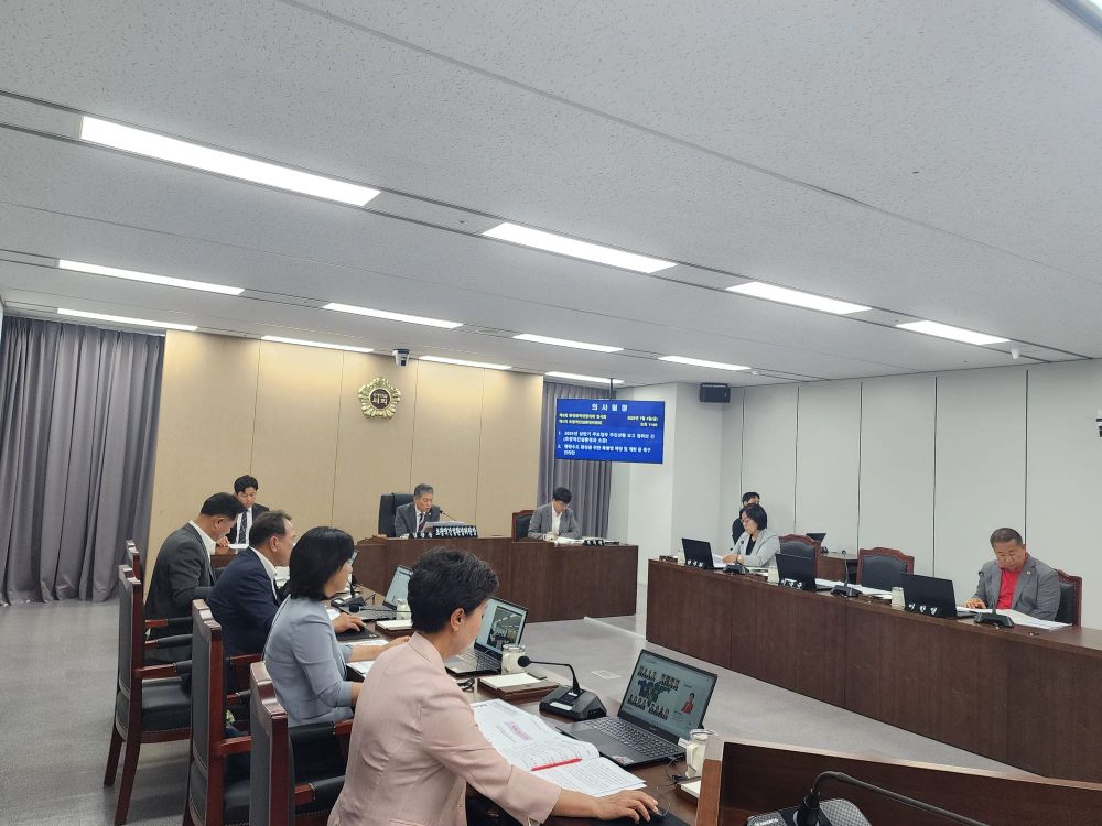 초광역건설환경위원회, 제5회 임시회 제1차 회의 개최 post image