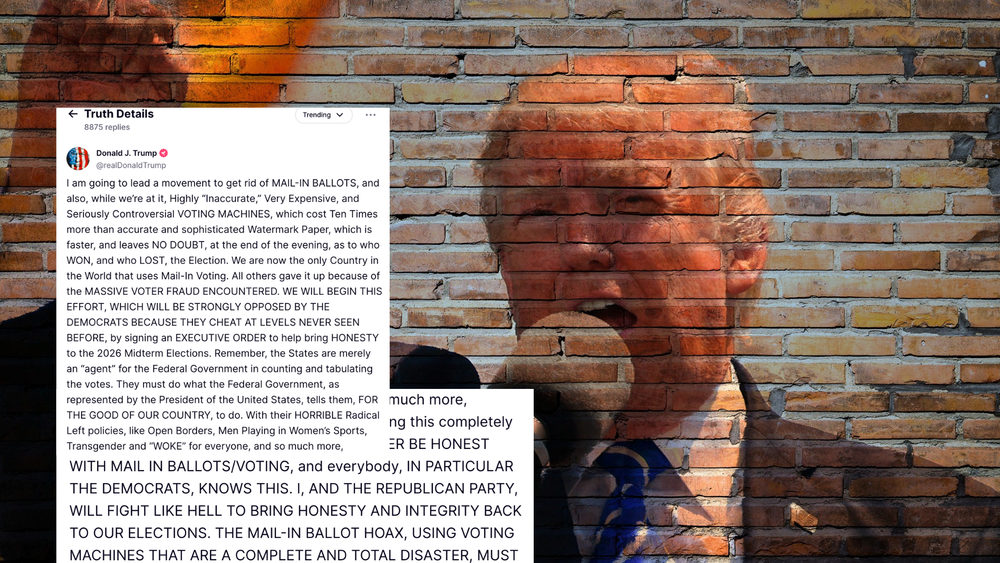 트럼프 대통령, 우편투표 및 전자투표기 폐지 선언… “선거 정직성 되찾겠다” post image