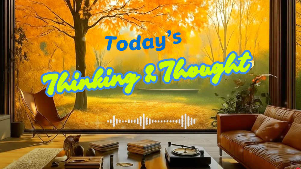 오늘의 Thinking and Thought post image