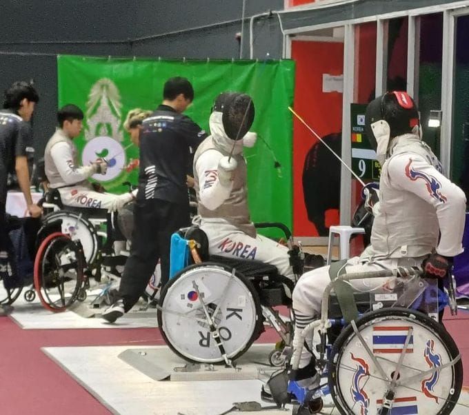 GKL휠체어펜싱팀 장애인펜싱 월드컵 은·동 획득 post image