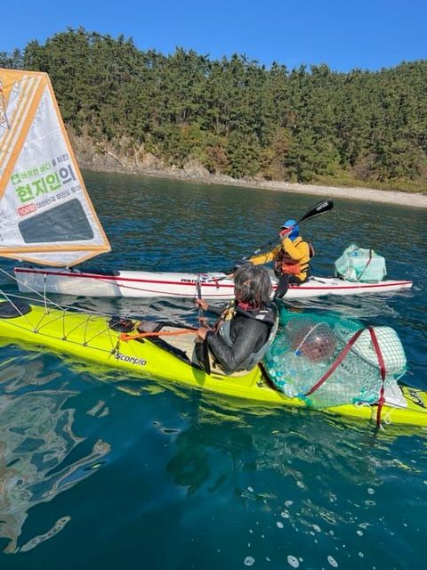 카약타고 해양플라스틱 5톤 수거 post image