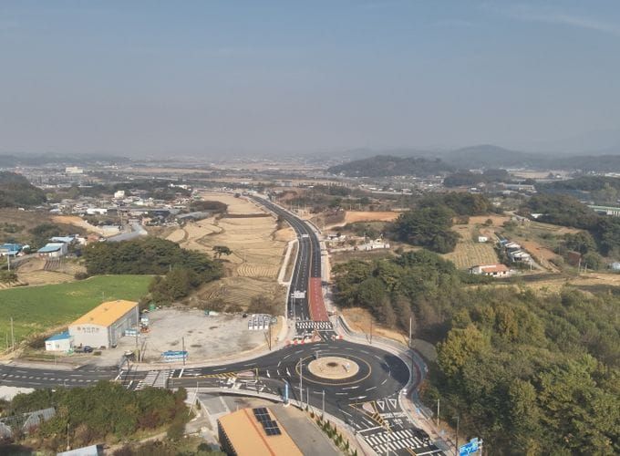 충남도 홍성 고암-역재 지방도 609호선 개통 post image