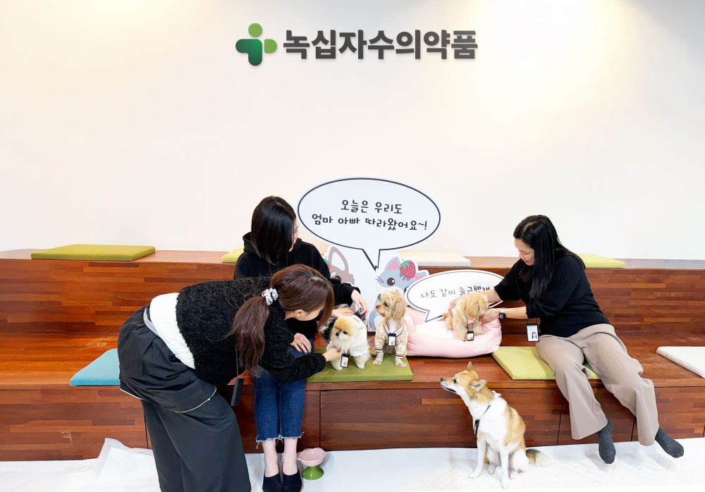 녹십자수의약품 ‘반려동물도 함께 출근해요’ post image