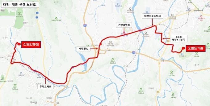 대전시 2.12일부터 시내버스 노선 신설․조정 운행 post image