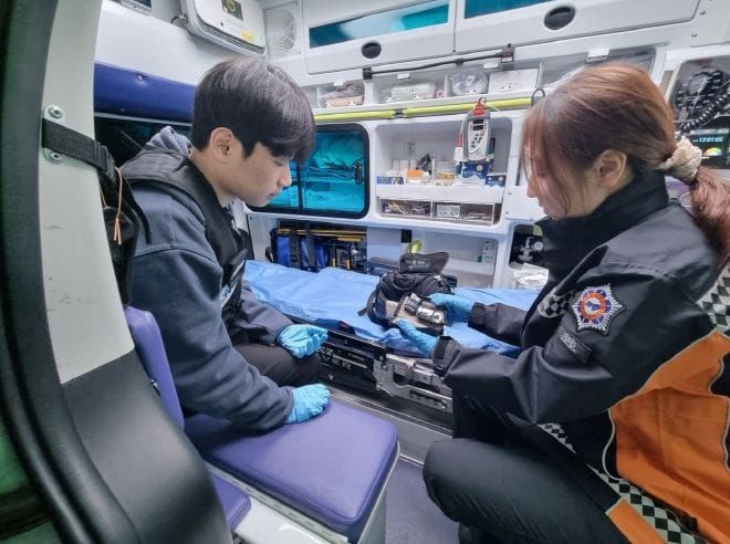 대전소방본부, 예비응급구조사들 119구급차 동승 실습 post image
