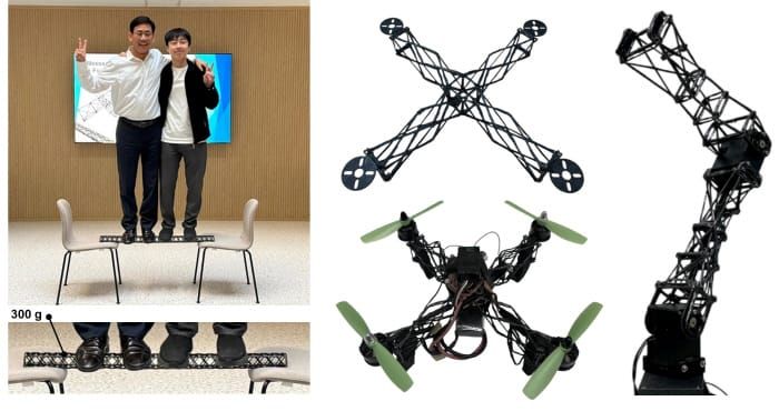 순수 알루미늄 강도에 무게는 100분의 1… 서울공대 기계공학부 안성훈 교수팀, 드론·로봇 팔 등 복잡한 3차원 구조물 구현하는 초경량 복합재 개발 post image