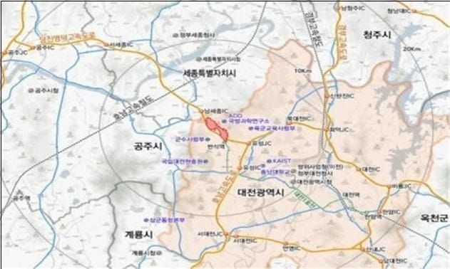 대전 안산 국방산업단지 개발제한구역 해제 눈앞 post image
