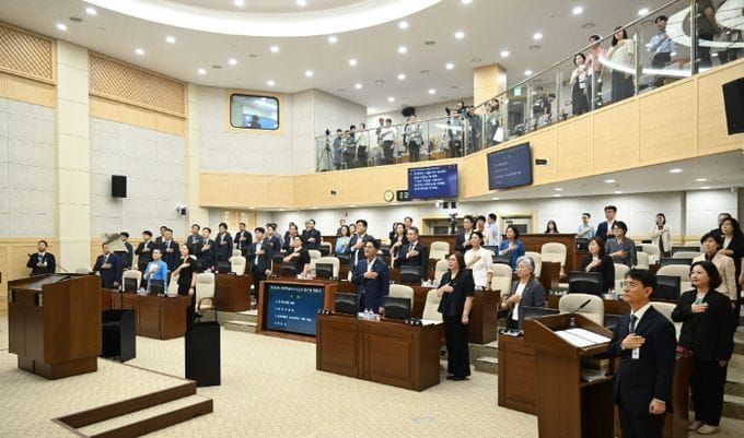 세종시의회, 제5대 원 구성 후 첫 제108회 임시회 개회 post image
