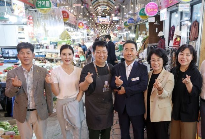 조성칠 대전시의회 의장, 전통시장 활로 이정표 재확인 post image