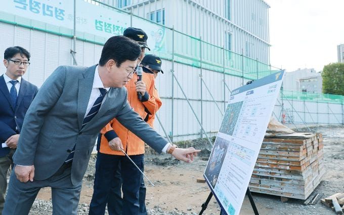 상생공감투어 두 번째, 원도심으로 향했다 중부소방서 건립 현장, 공공도서관 지원 약속 post image