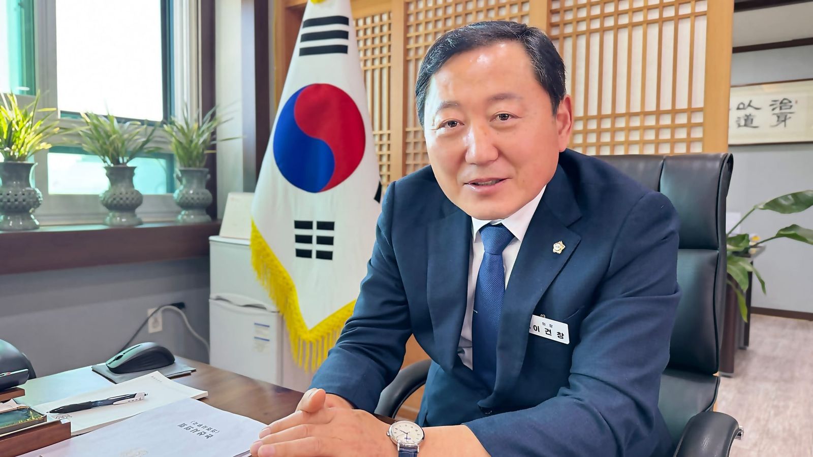 이건창 논산시의장 "국방산단 인력, 건양대·폴리텍 투트랙 바람직" post image