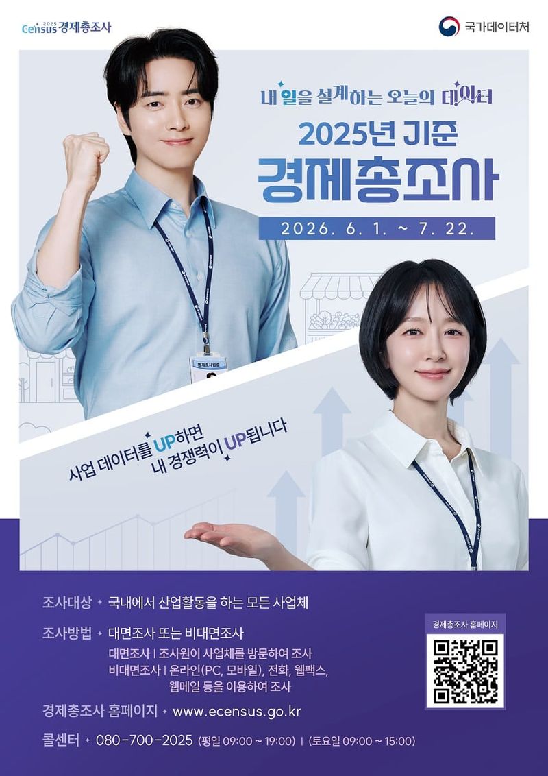 세종시, 2025년 기준 경제총조사 실시 post image